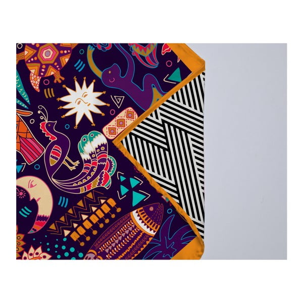 Ženska marama Madre Selva Electric Animals, 70 x 50 cm-image-2
