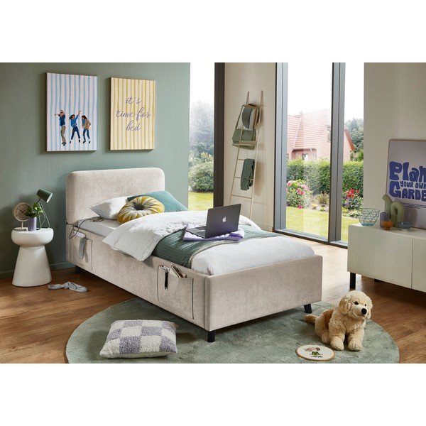 Bež dječji krevet bez podnice 90x200 cm Cosy – Meise Möbel-image-1