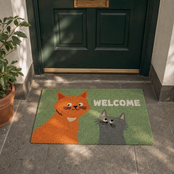 Prostirka od kokosovih vlakana 73x43 cm Nine Lives - Rex London-image-1