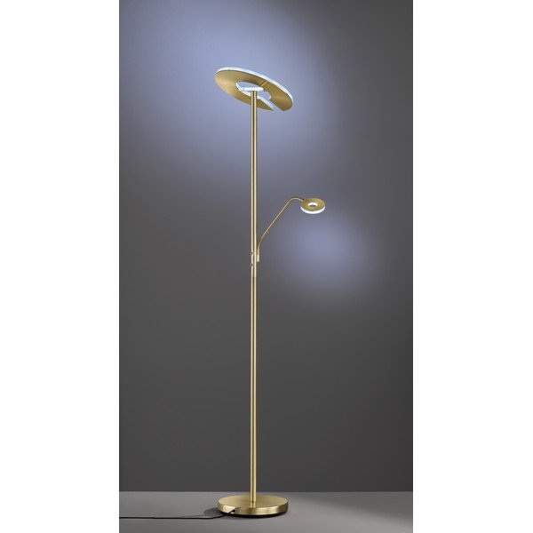 LED stojeća svjetiljka s mogućnosti zatamnjivanja u zlatnoj boji (visina 180 cm) Dent – Fischer & Honsel-image-4