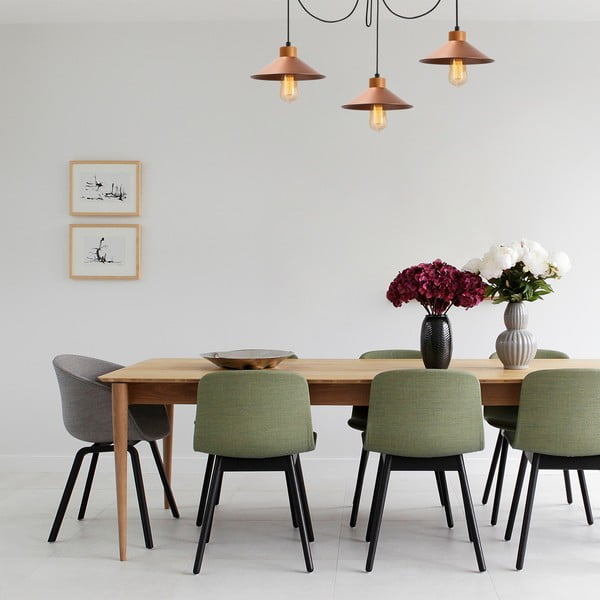 Viseća svjetiljka u bakrenoj boji s metalnim sjenilom ø 114 cm Manavgat – Opviq lights-image-1