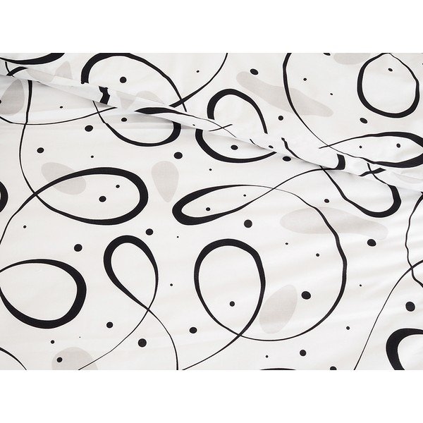 Crno-bijela posteljina za krevet za jednu osobu od krepa 140x200 cm Top Class – B.E.S.-image-3