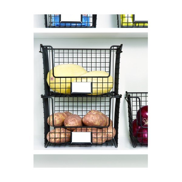 Crna metalna košara iDesign Classico, 31 x 25,5 cm-image-4