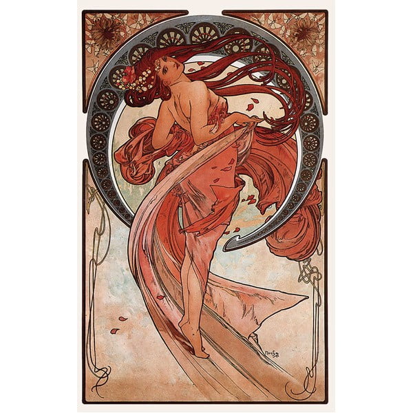 Plesna slika Alfonsa Muche, 20x30 cm