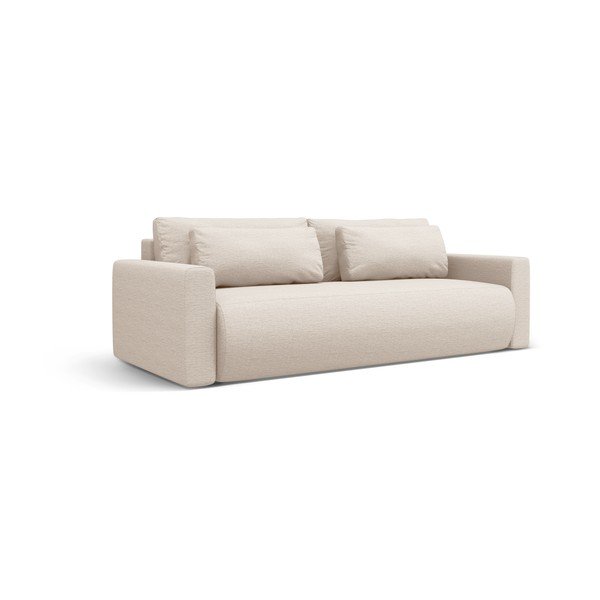 Bež sklopiva/s prostorom za odlaganje sofa 238 cm Belfast – Cosmopolitan Design-image-1