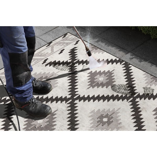 Tepih za eksterijer crno-bež boje NORTHRUGS Malibu, 230 x 160 cm-image-3