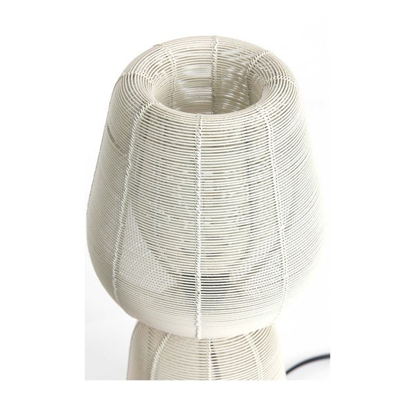 Krem stolna lampa (visina 42 cm) Aboso – Light & Living-image-1