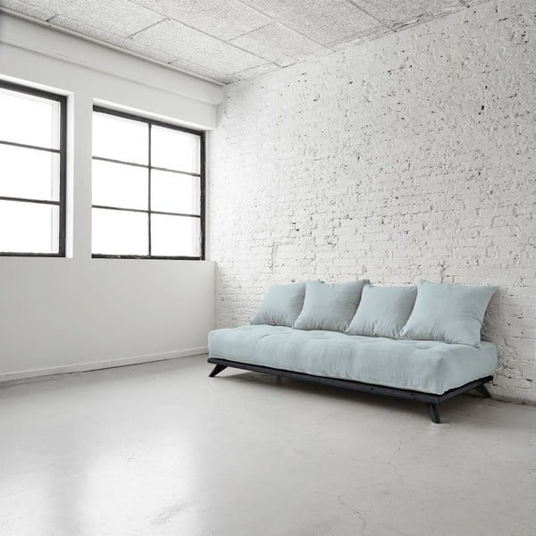 Sofa Senza crna / nebesko plava-image-1