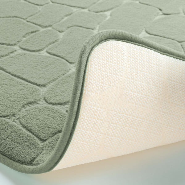 Zelena kupaonska prostirka 50x80 cm Ricochet – douceur d'intérieur-image-3