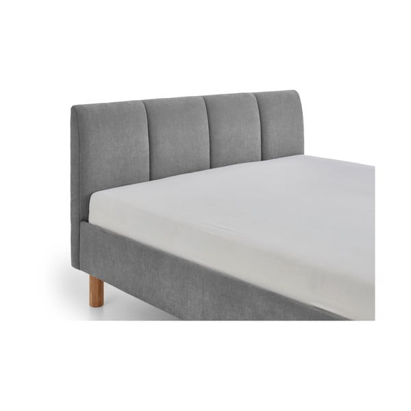 Sivi tapecirani krevet bez podnice 120x200 cm Joker – Meise Möbel-image-4