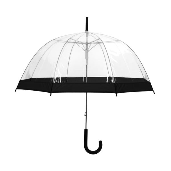 Prozirni štapićasti kišobran s automatskim otvaranjem Ambiance Birdcage Border, ⌀ 84 cm