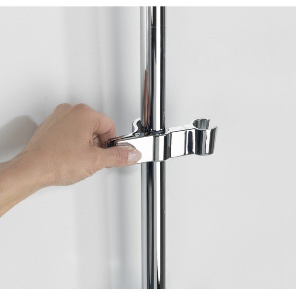 Držač za tuš glavu od nehrđajućeg čelika u sjajno srebrnoj boji – Wenko-image-1