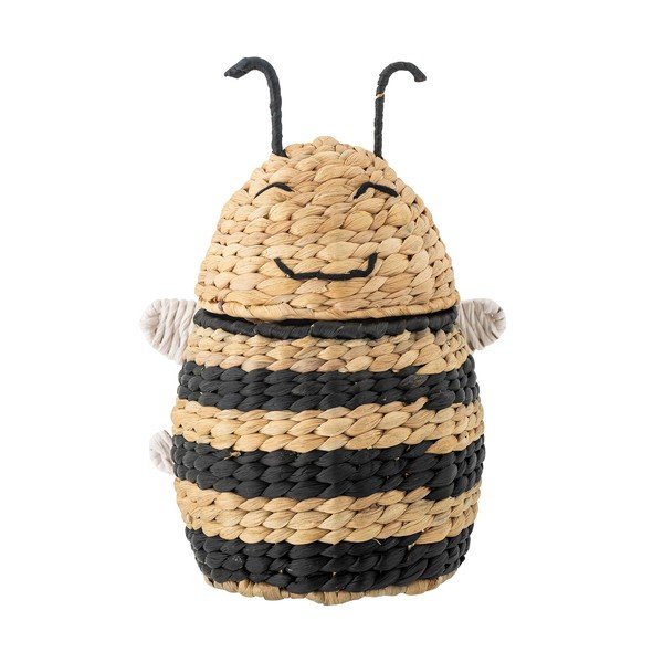 Dječja kutija za pohranu od vodenog zumbula u prirodnoj boji 20x18x30 cm Finn – Bloomingville Mini
