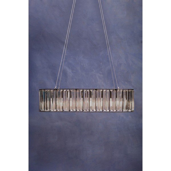 Metalna viseća svjetiljka sa staklenim sjenilom Akiko – Premier Housewares-image-2