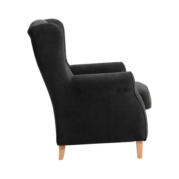 Crna fotelja Max Winzer Lorris-image-2