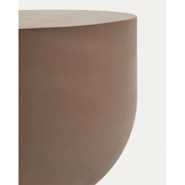 Okrugao vrtni stolić za kavu betonski ø 60 cm Garbet – Kave Home-image-4