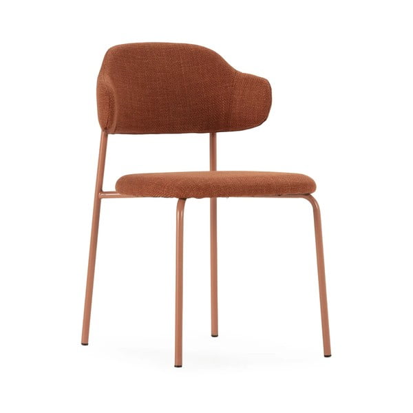 Blagovaonske stolice u setu 4 kom boja terakote Adriel – Marckeric