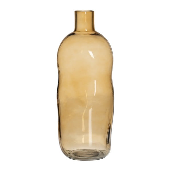 Oker žuta staklena vaza (visina 35 cm) Amber – Ixia