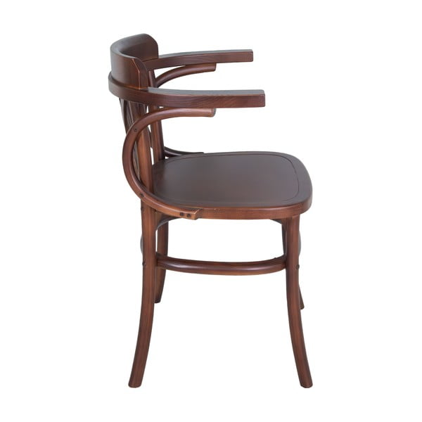 Smeđa blagovaonska stolica od čvrstog brijesta Montmartre – Antic Line-image-2