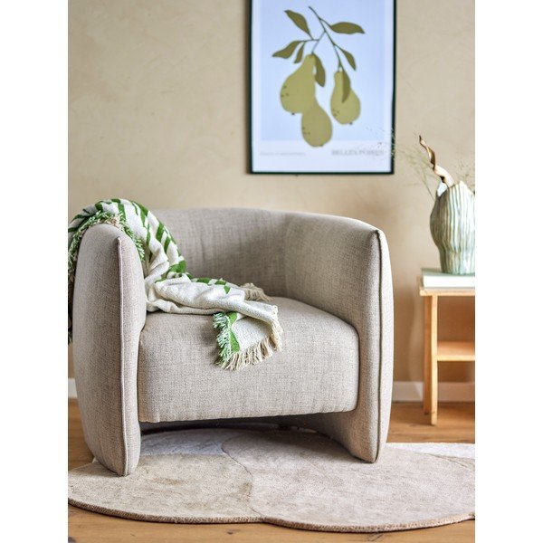 Bež fotelja Bacio – Bloomingville-image-1