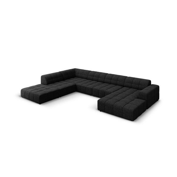 Antracitno siva kutna garnitura (s lijevim kutom/u obliku slova "U") Chicago – Cosmopolitan Design-image-3