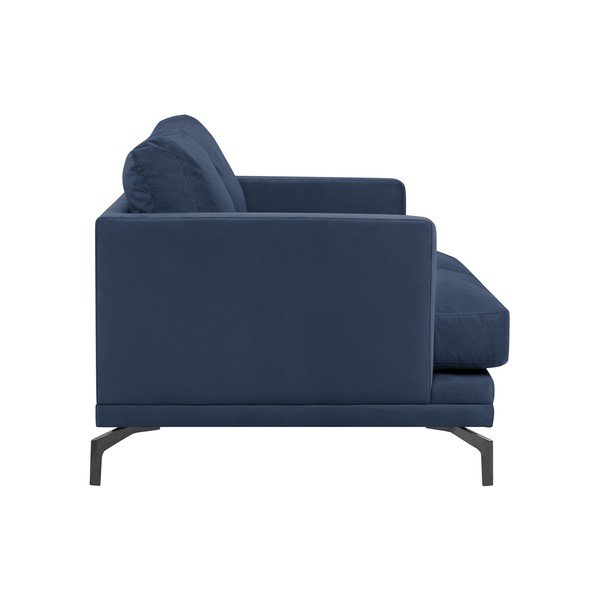 Tamnoplava sofa s bazom u crnoj boji Windsor &amp; Co Sofas Jupiter-image-2