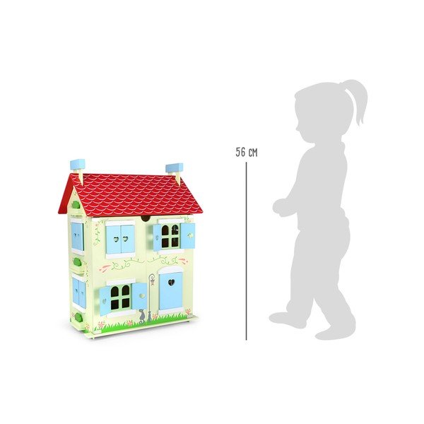 Drvena kućica s krovom koji se može skinuti za lutke Legler Doll-image-1
