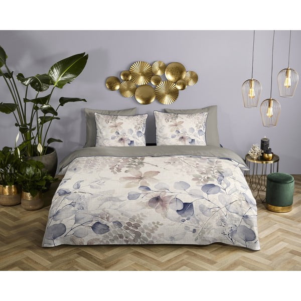 Bež posteljina za krevet za jednu osobu od pamučnog satena 140x200 cm – Descanso-image-1