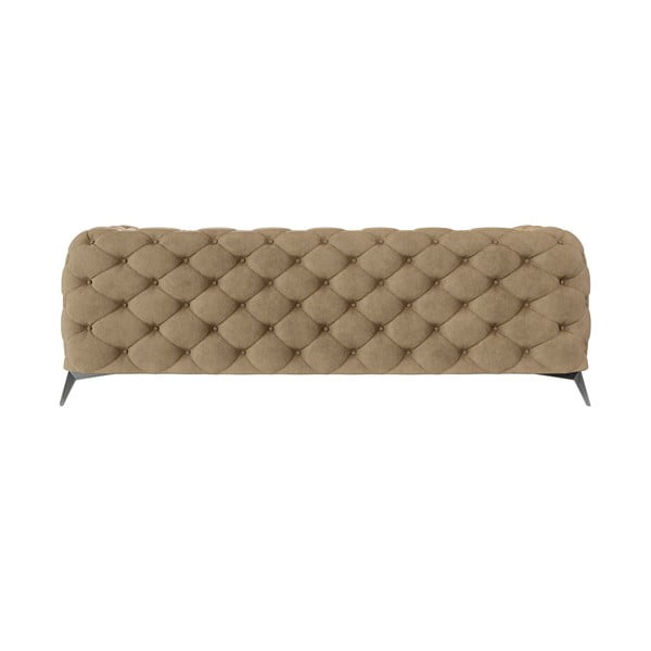 Svjetlo smeđa baršunasti sofa 225 cm Chelsea – Ropez-image-2
