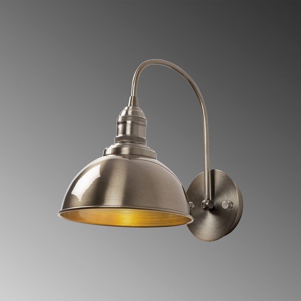 Mjedena zidna lampa ø 21 cm Varzan – Opviq lights-image-3