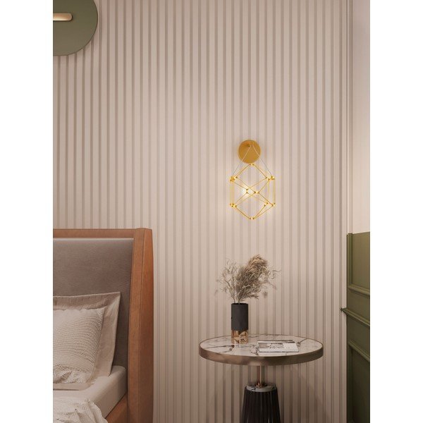 LED zidna lampa aluminijska u zlatnoj boji Nebula – Nova Luce-image-2