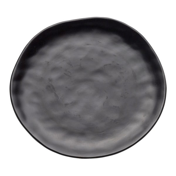 Crni kameni tanjur Kare Design Organic Black, ⌀ 26 cm