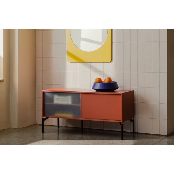 TV komoda boja terakote 116x55x42 cm Met Mini – noo.ma-image-1