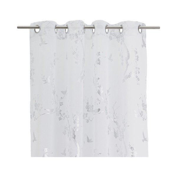 Bijela/u srebrnoj boji prozirna zavjesa 140x260 cm Paradis – Casa Selección