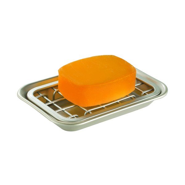 Posuda za sapun u srebrnoj boji iDesign Gia, 14,5 x 10 cm-image-2