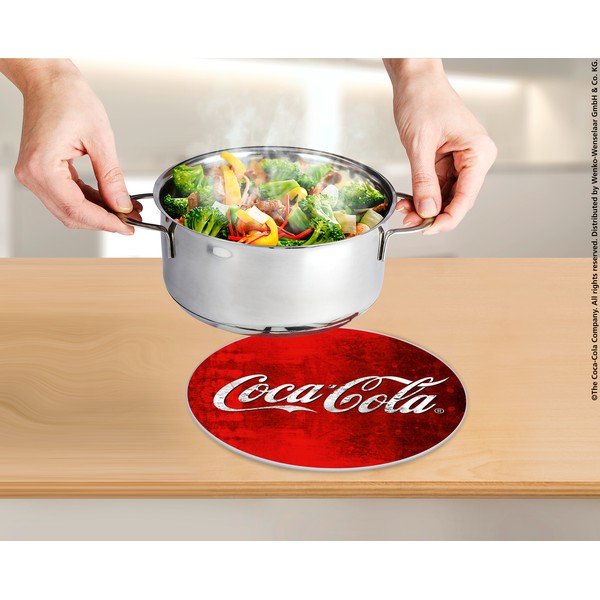 Staklena prostirka ispod Wenko Coca-Cola Classic lonca, ø 20 cm-image-1