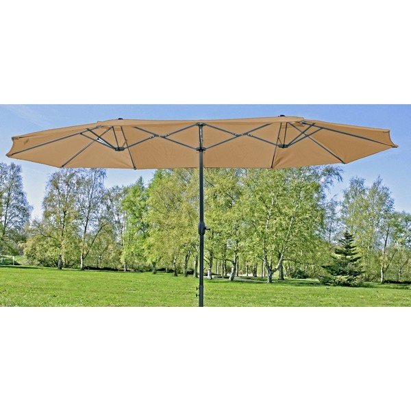Sivi suncobran 265x460 cm – Garden Pleasure-image-1