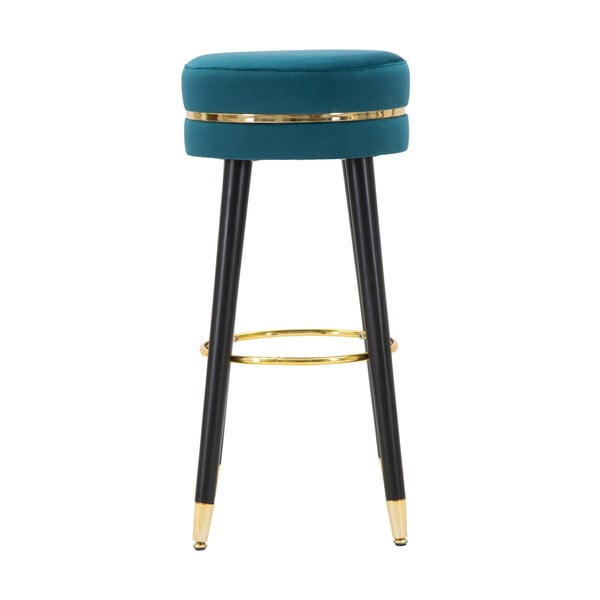 Tirkizna podstavljena barska stolica (visine sjedala 74 cm) Paris – Mauro Ferretti-image-1