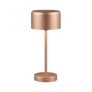 LED stolna lampa s mogućnošću zatamnjivanja u bakrenoj boji (visina 30 cm) Jeff – Trio
