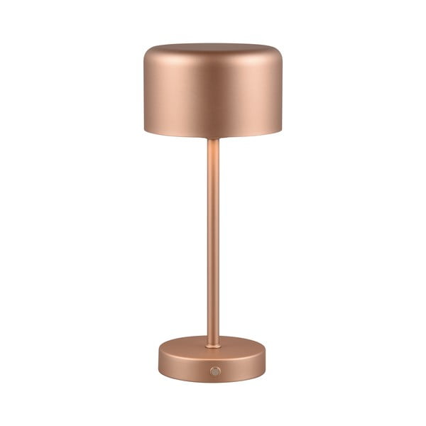 LED stolna lampa s mogućnošću zatamnjivanja u bakrenoj boji (visina 30 cm) Jeff – Reality-image-1