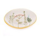 Bijeli desertni porculanski tanjur ø 21 cm Flower Garden – Dakls