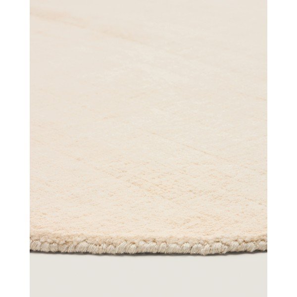 Krem okrugao tepih ø 200 cm Empuries – Kave Home-image-4