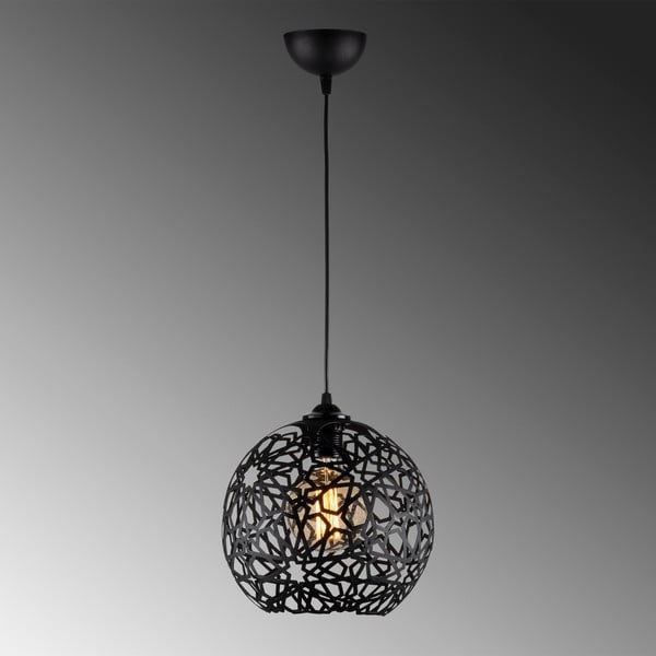 Crna viseća svjetiljka ø 25 cm Fellini – Opviq lights-image-2