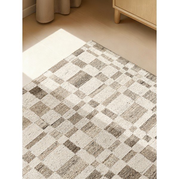 Krem ručno rađen vunen tepih 200x300 cm Boho 1.0 Structa – Vikosa-image-3
