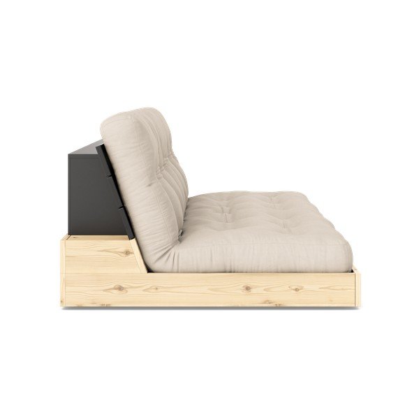 Bež sklopiva sofa 196 cm Base – Karup Design-image-3