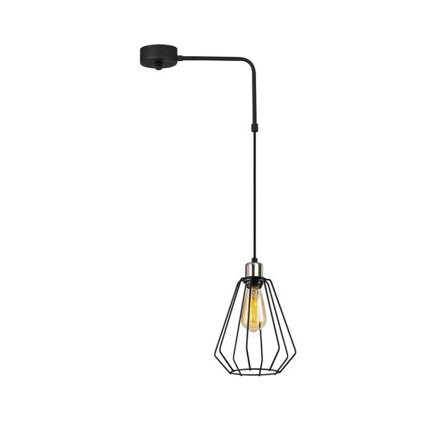 Crna metalna viseća svjetiljka Opviq lights Zach-image-2