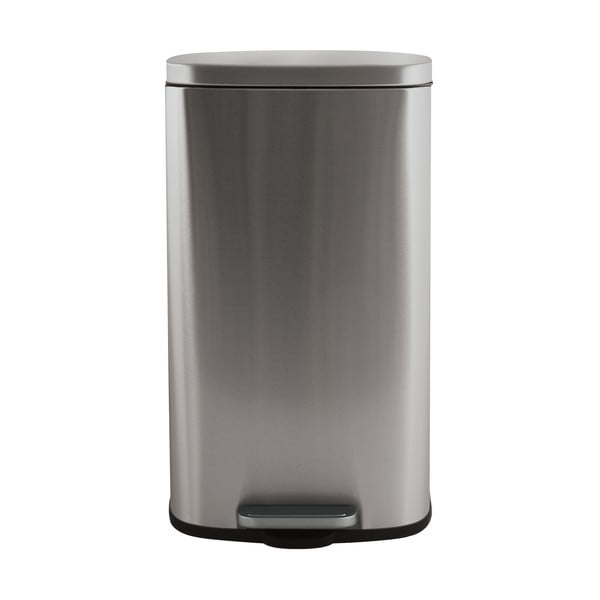 Željezna kanta za smeće s pedalom u mat srebrnoj boji 50 l   Akira – Spirella-image-3