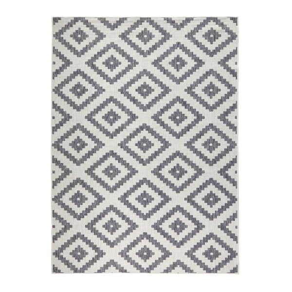 Sivi vanjski tepih NORTHRUGS Malta, 160 x 230 cm