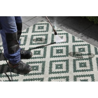 Krem-zeleni vanjski tepih NORTHRUGS Malta, 160 x 230 cm