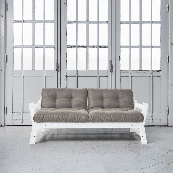 Sofa na razvlačenje Karup Step White / Granit Gray-image-1